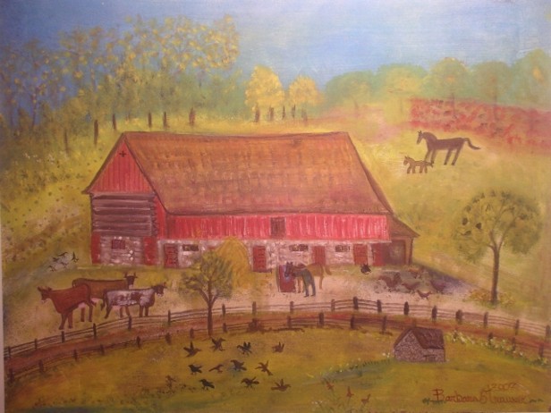 Barn painting